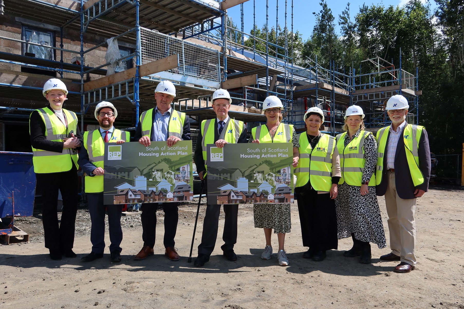 REP Members With Housing Minister Paul Maclennan To Launch The Sos Housing Action Plan